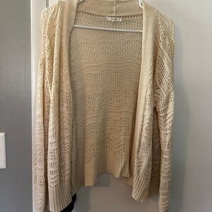 Maurice’s Cream Cardigan Sweater with Elegant Design